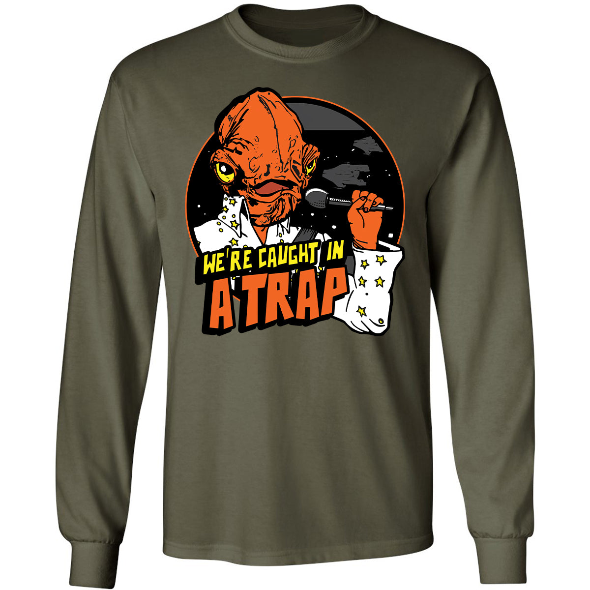 Long Sleeve T-Shirt - 947HM86X - Military Green - 16