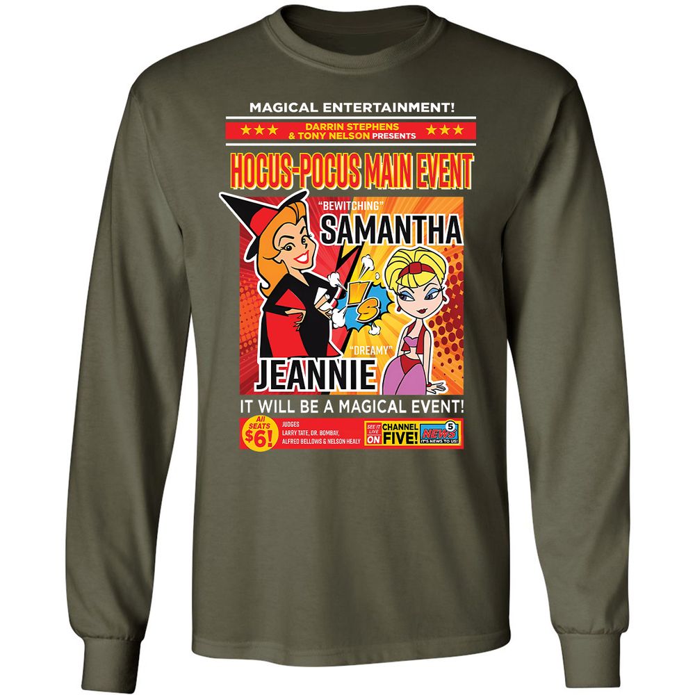 Long Sleeve T-Shirt - H57WBUNW - Military Green - 16