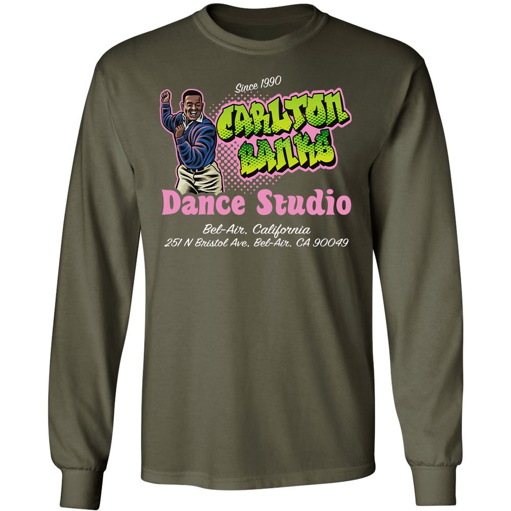 Long Sleeve T-Shirt - SA8RHNPQ - Military Green - 16