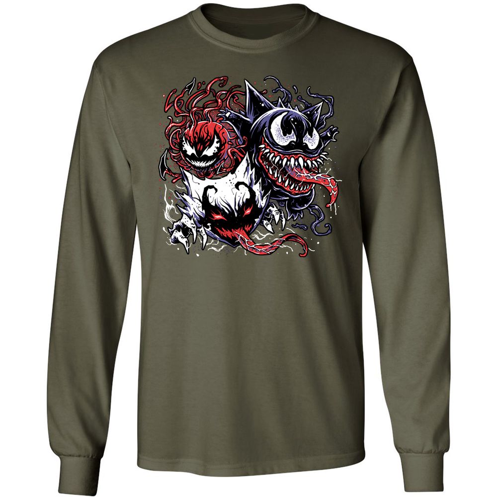 Long Sleeve T-Shirt - HFYZBPBY - Military Green - 16