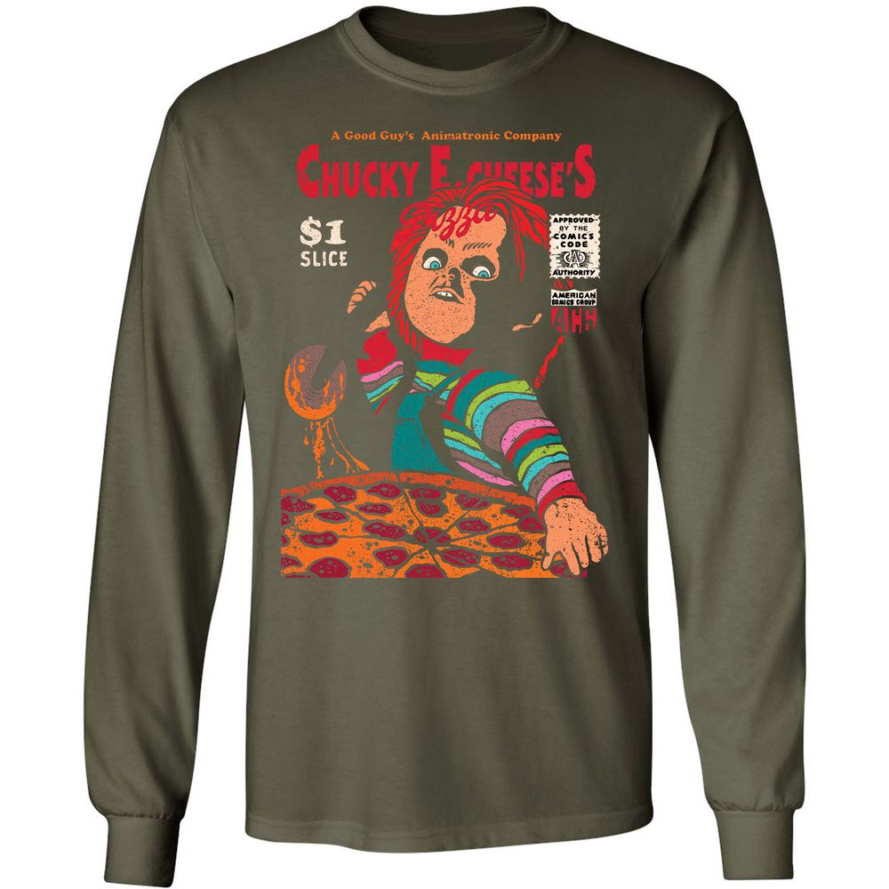 Long Sleeve T-Shirt - 1RGDYNYA - Military Green - 16