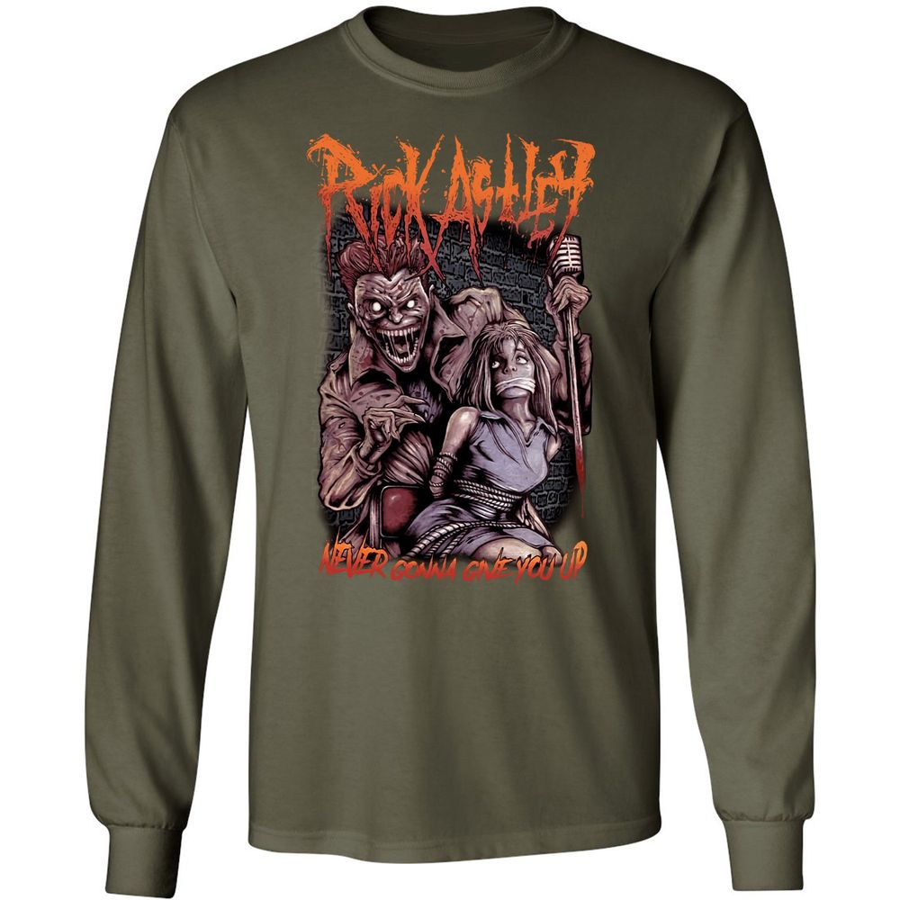 Long Sleeve T-Shirt - 4XHQL4G7 - Military Green - 16