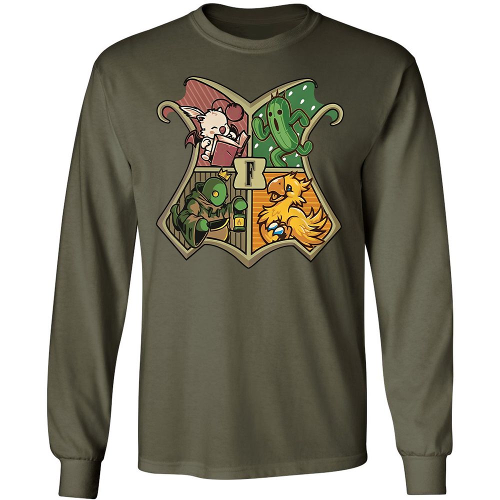 Long Sleeve T-Shirt - U975QCXS - Military Green - 16