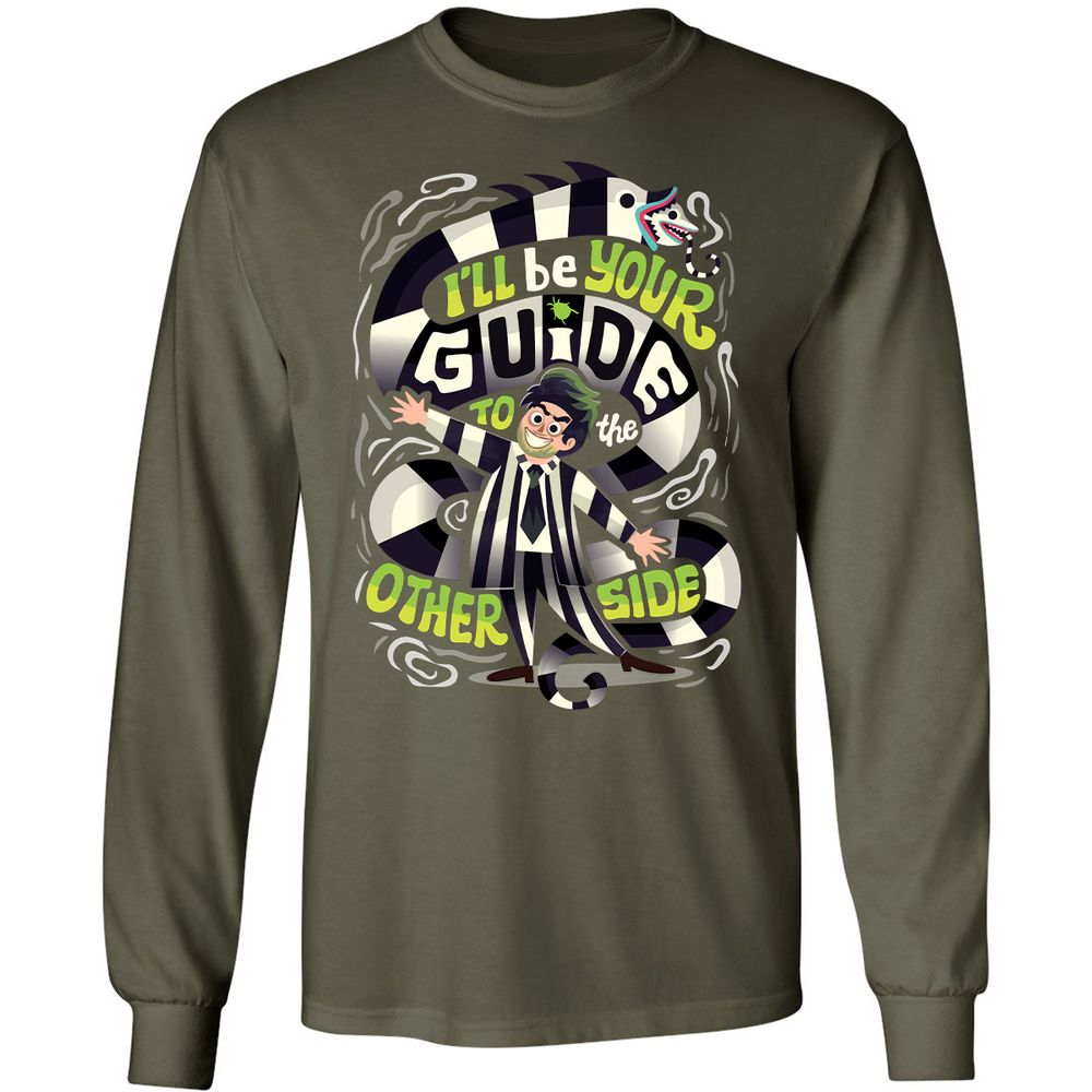 Long Sleeve T-Shirt - 8E2D2UY3 - Military Green - 16