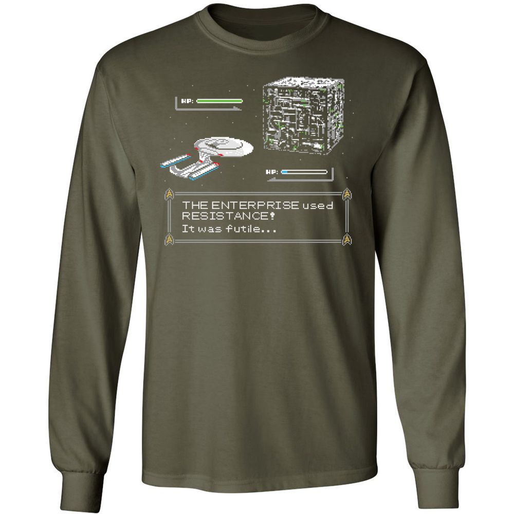 Long Sleeve T-Shirt - 2G1G2PZE - Military Green - 16