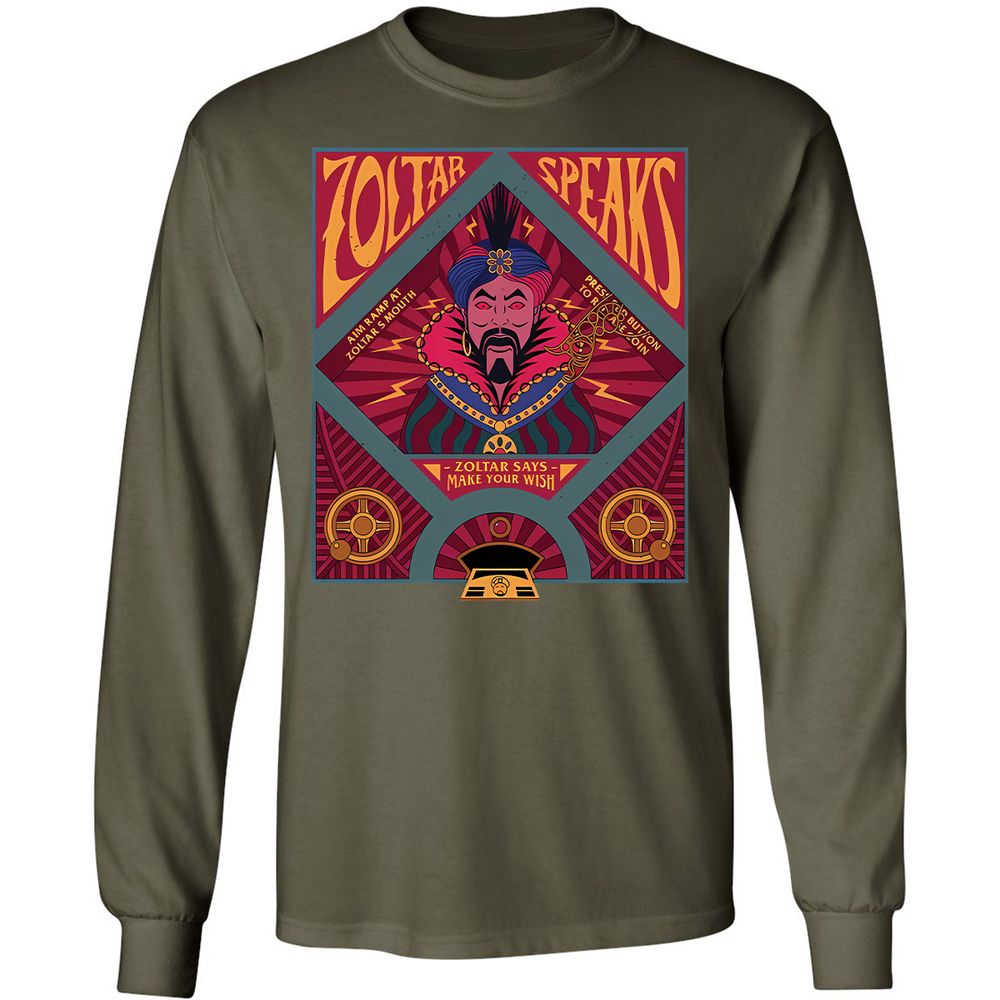 Long Sleeve T-Shirt - 4QLJPFDK - Military Green - 16