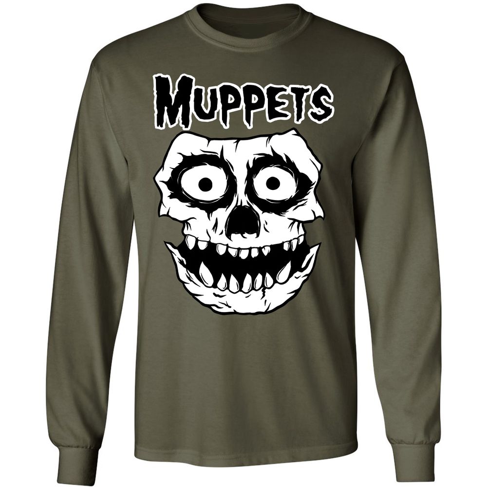 Long Sleeve T-Shirt - DEF1VV1C - Military Green - 16