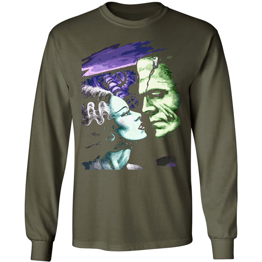 Long Sleeve T-Shirt - U1KNUS37 - Military Green - 16