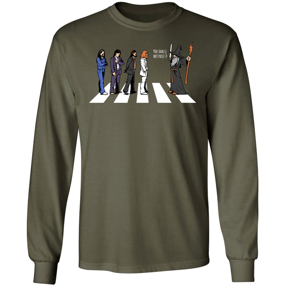 Long Sleeve T-Shirt - 5RAT7HFU - Military Green - 16