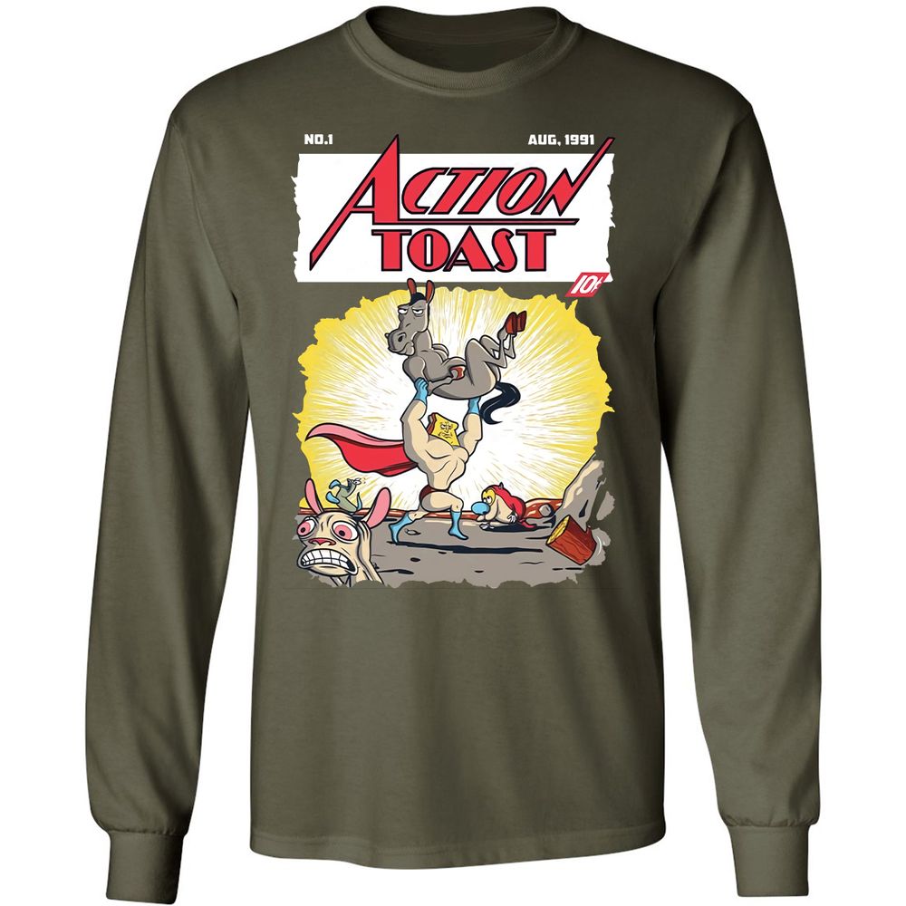 Long Sleeve T-Shirt - 69NGTHRT - Military Green - 16