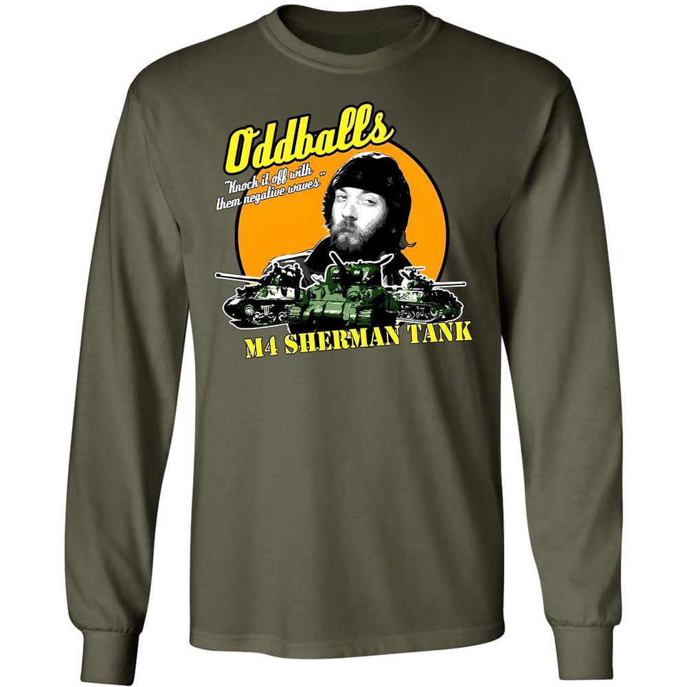 Long Sleeve T-Shirt - N61JVDHB - Military Green - 16