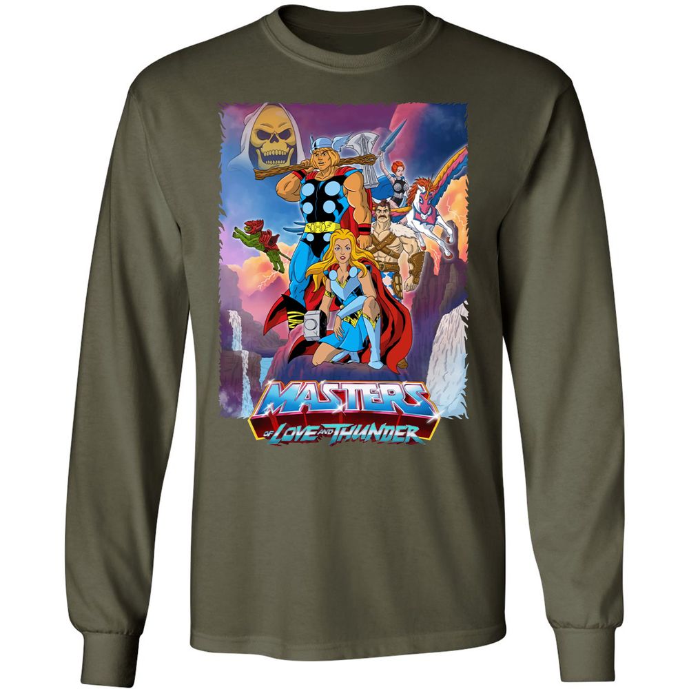 Long Sleeve T-Shirt - MLCZJL19 - Military Green - 16