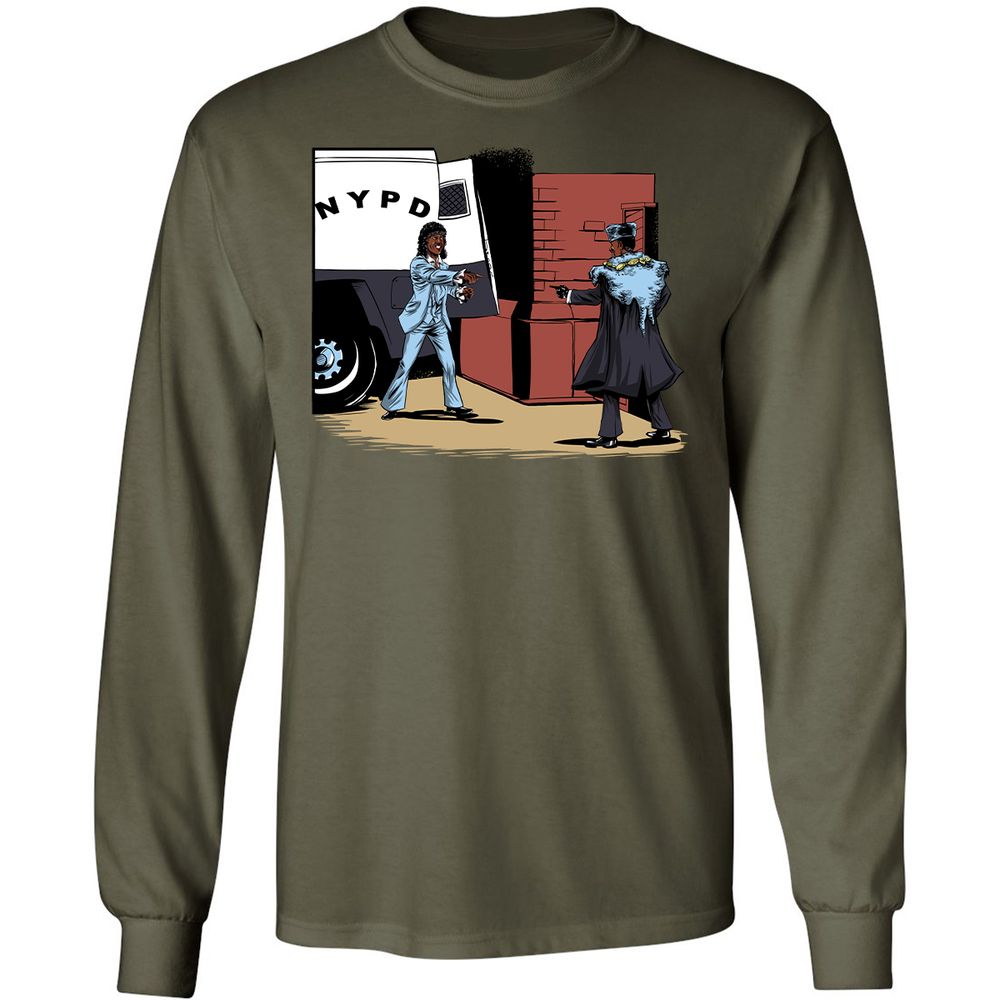 Long Sleeve T-Shirt - 8MY8S2XJ - Military Green - 16