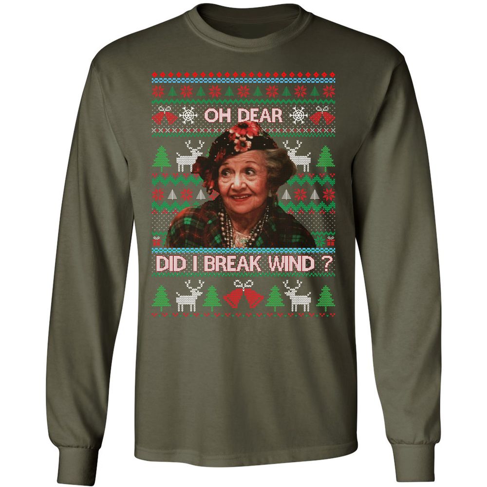Long Sleeve T-Shirt - DUYVKGQJ - Military Green - 16