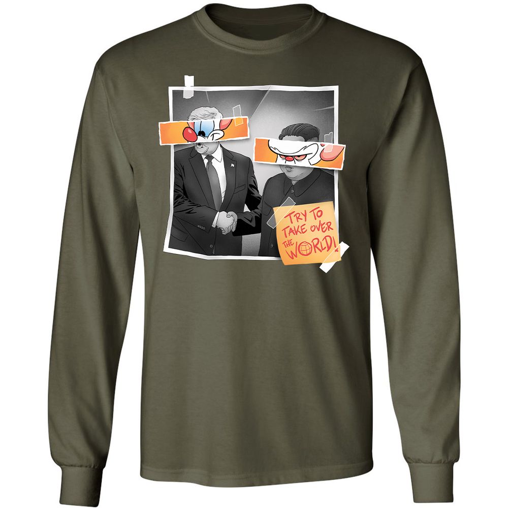 Long Sleeve T-Shirt - V184K7TK - Military Green - 16