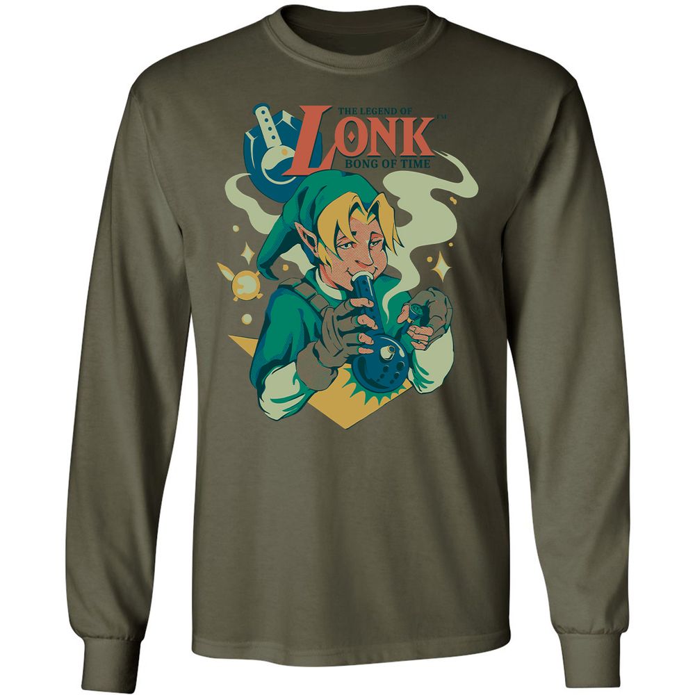 Long Sleeve T-Shirt - UGBB5T64 - Military Green - 16