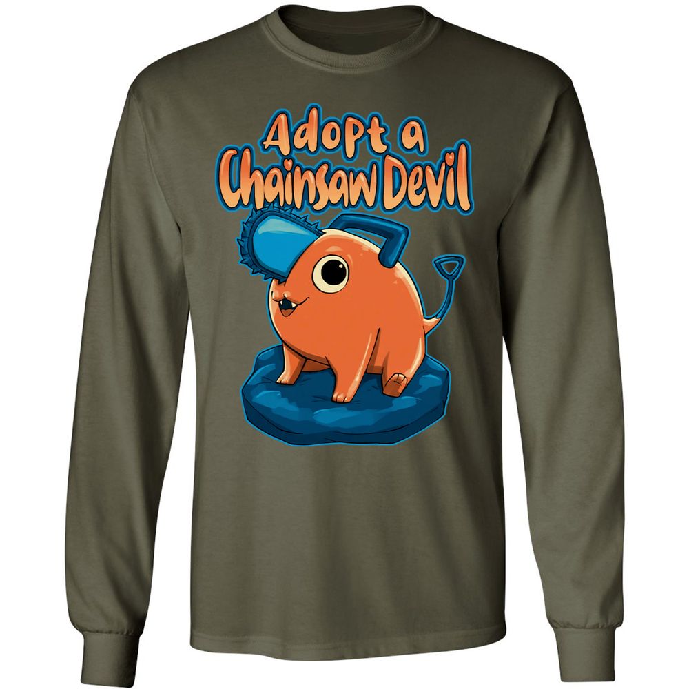 Long Sleeve T-Shirt - EW5YDDML - Military Green - 16