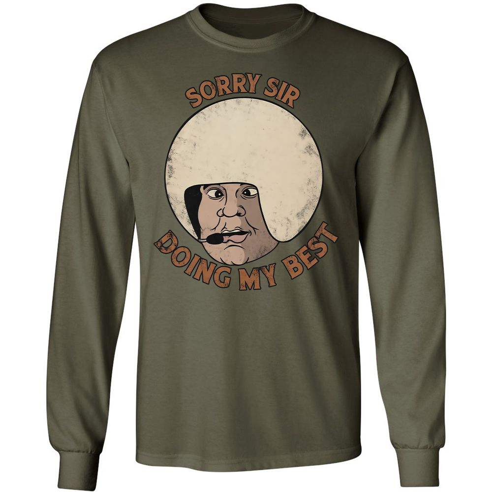 Long Sleeve T-Shirt - KYSRGFME - Military Green - 16