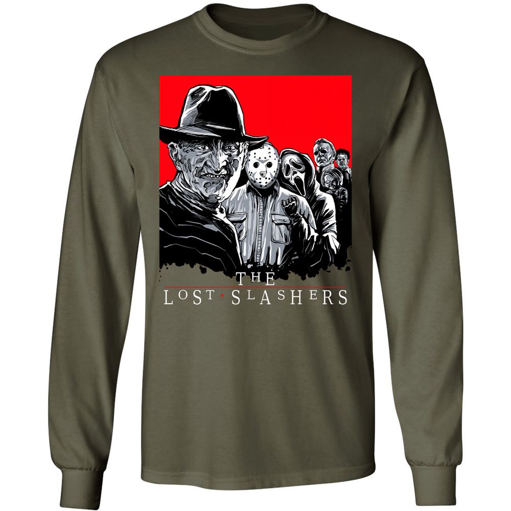 Long Sleeve T-Shirt - JGWVGPFE - Military Green - 16