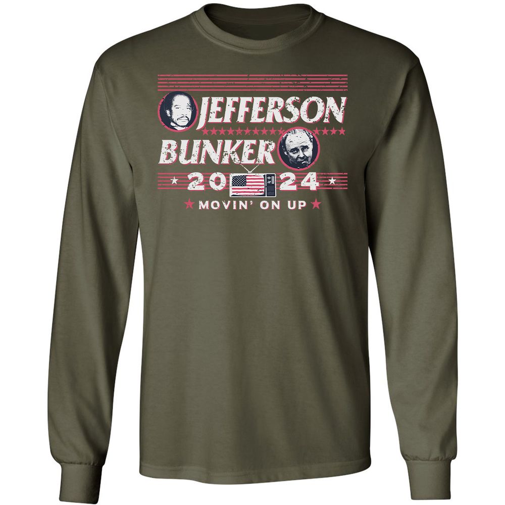 Long Sleeve T-Shirt - 2D88H6LE - Military Green - 16