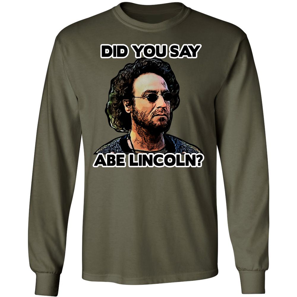 Long Sleeve T-Shirt - MDGD2XF3 - Military Green - 16