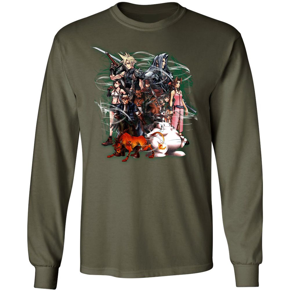 Long Sleeve T-Shirt - MU9ZSGWL - Military Green - 16