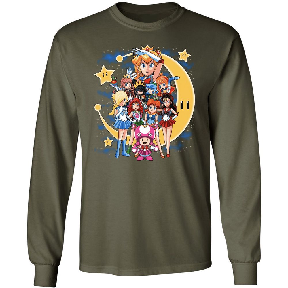 Long Sleeve T-Shirt - XXXUH8LW - Military Green - 16