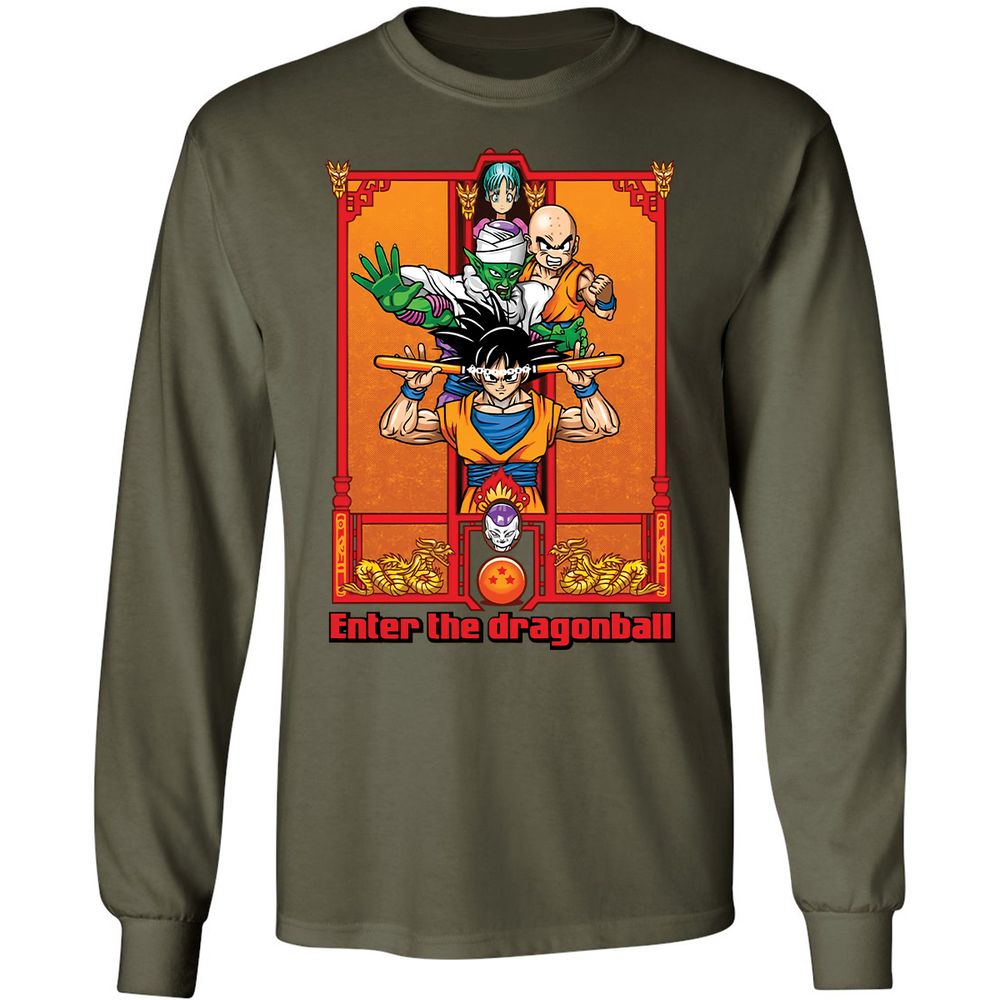 Long Sleeve T-Shirt - 7C3RNEKR - Military Green - 16