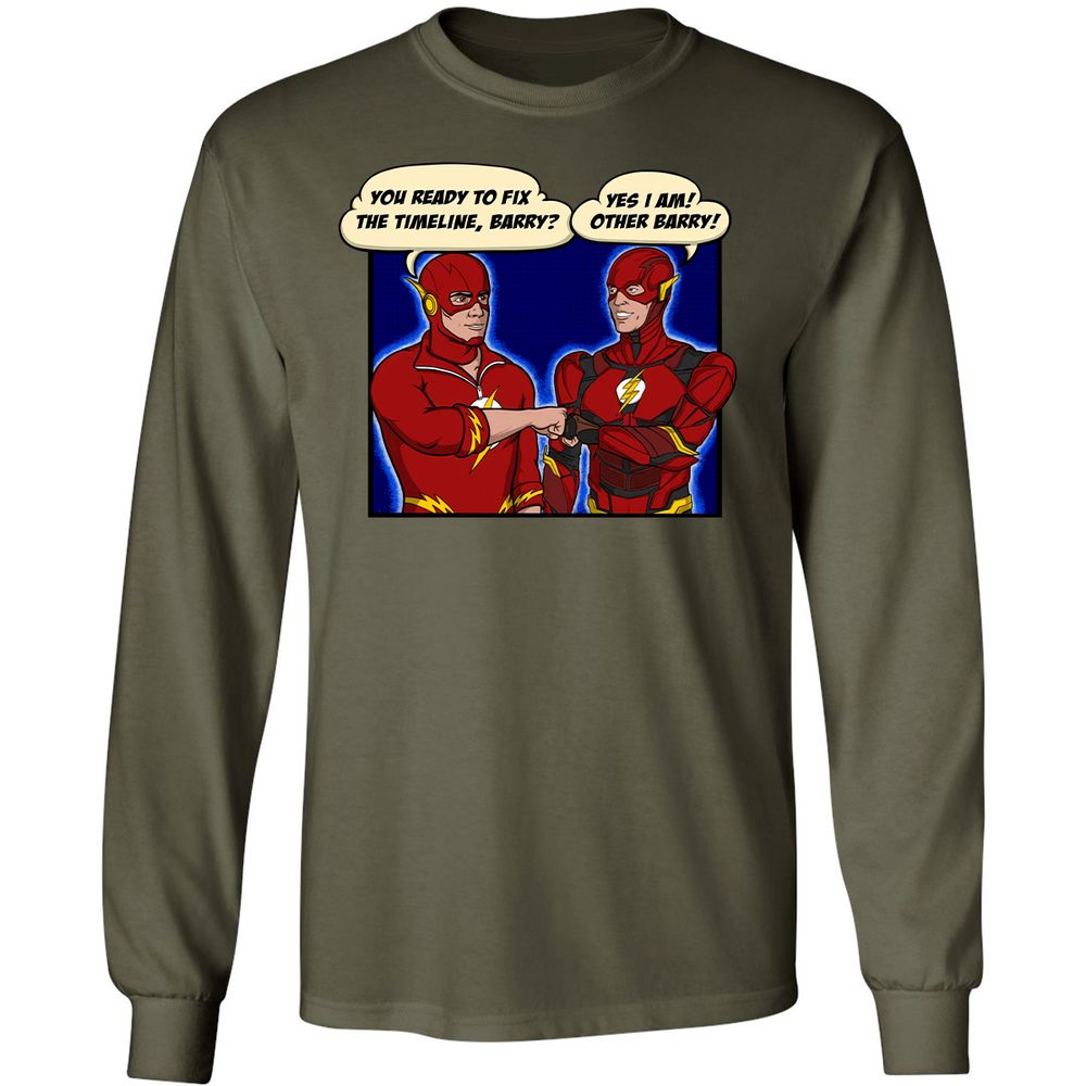 Long Sleeve T-Shirt - 37FW3B4G - Military Green - 16