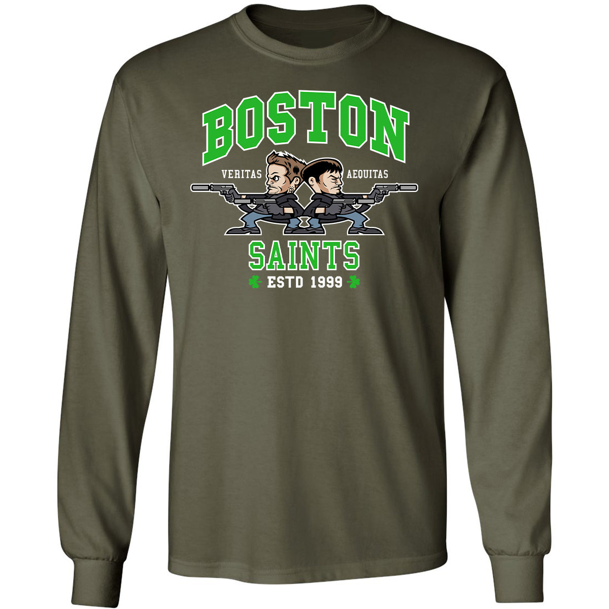 Long Sleeve T-Shirt - TJEX23S3 - Military Green - 16