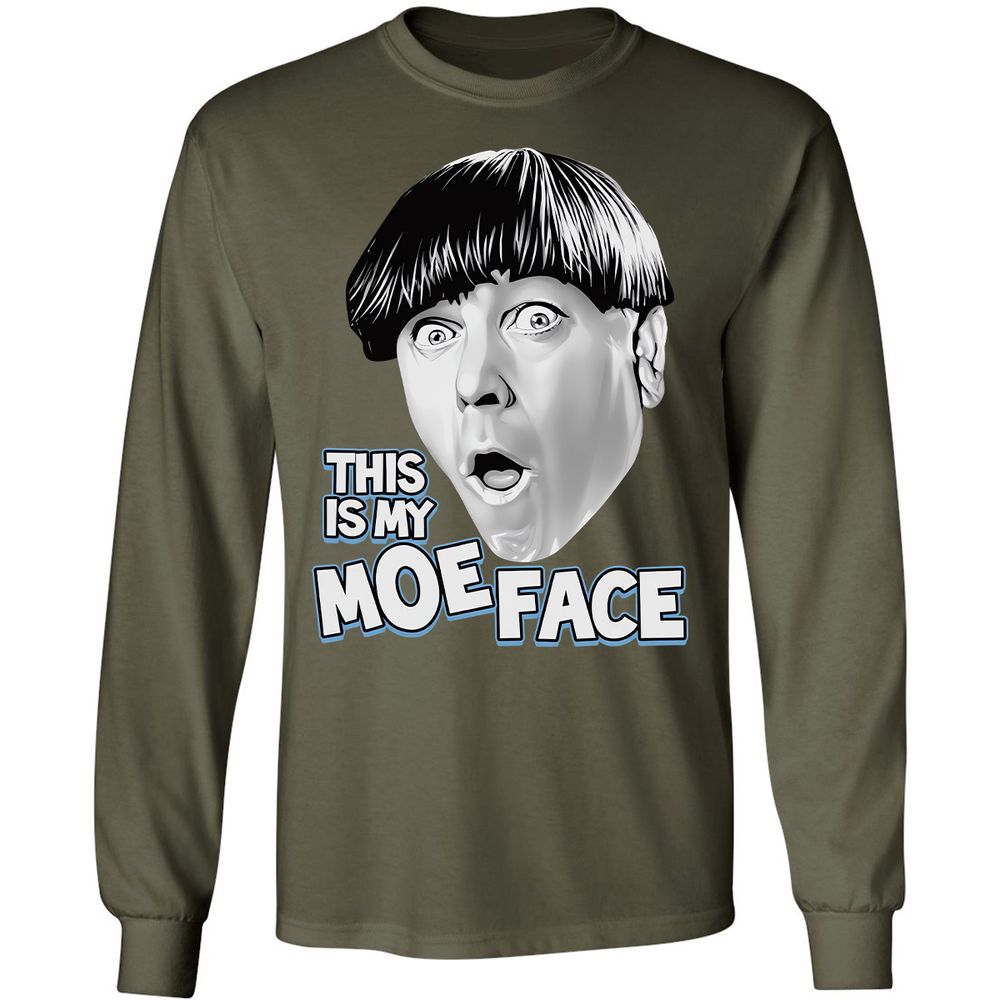Long Sleeve T-Shirt - C8WGB5RB - Military Green - 16