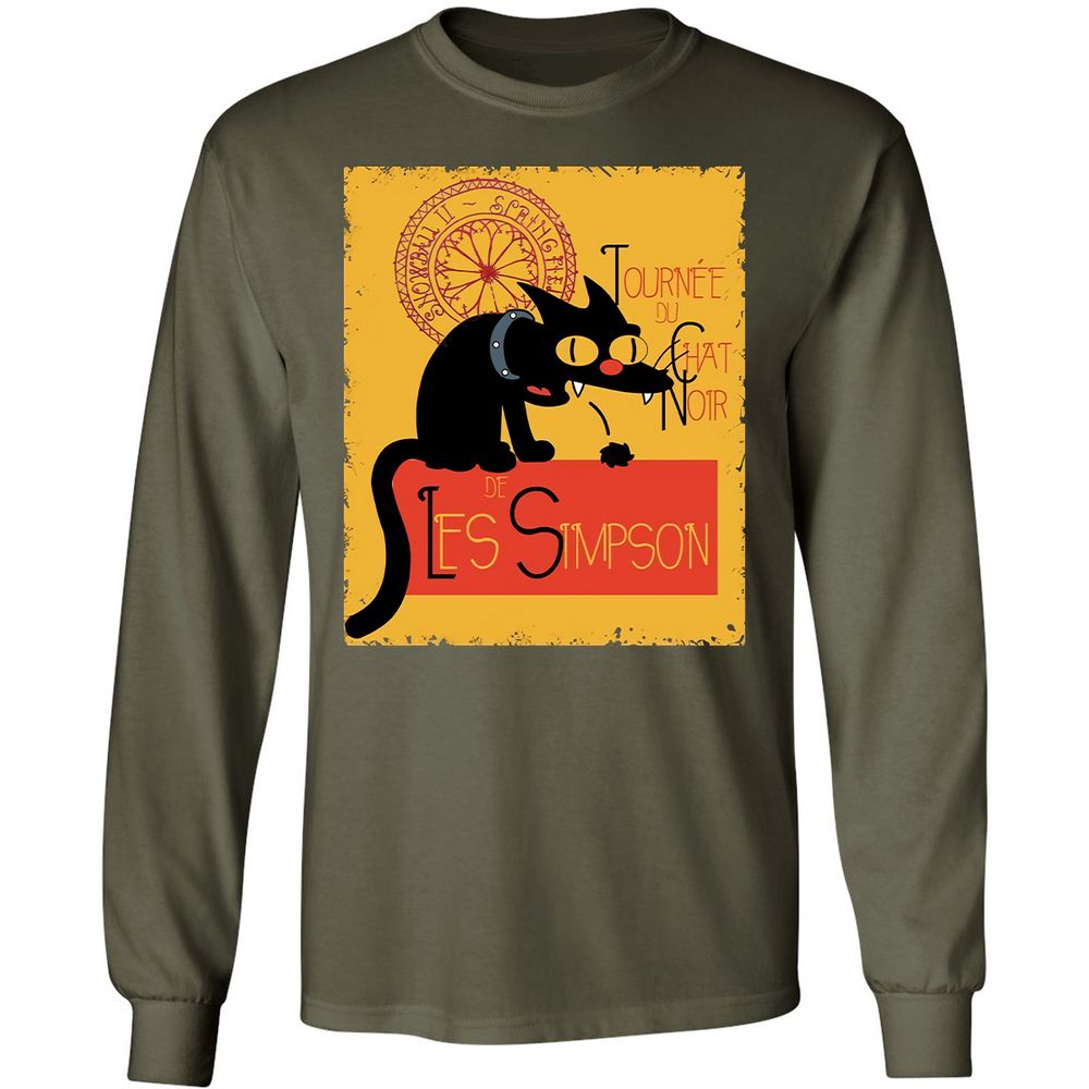 Long Sleeve T-Shirt - LVS5NMJX - Military Green - 16