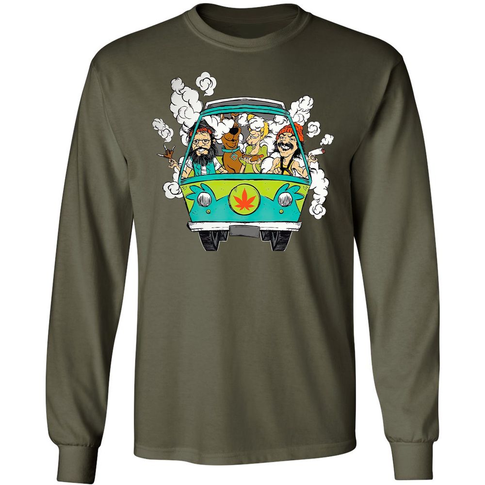Long Sleeve T-Shirt - 9LMYPAH3 - Military Green - 16