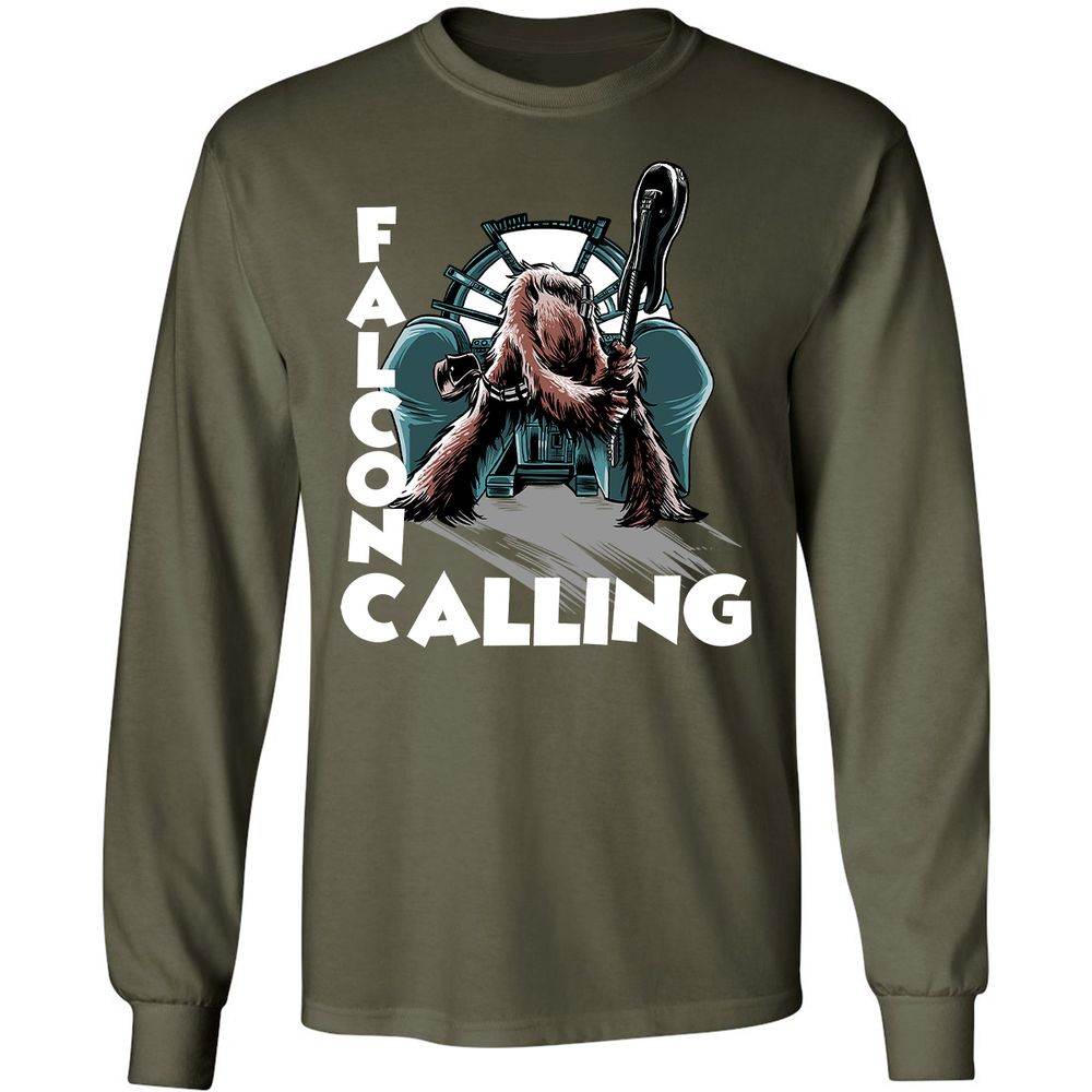 Long Sleeve T-Shirt - 7CNLY6S3 - Military Green - 16