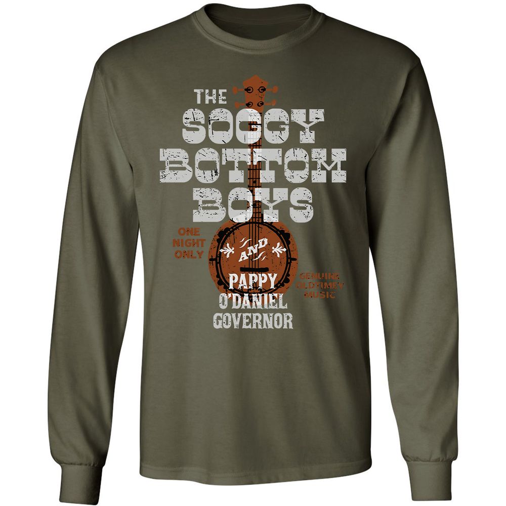 Long Sleeve T-Shirt - 8JRESGYY - Military Green - 16