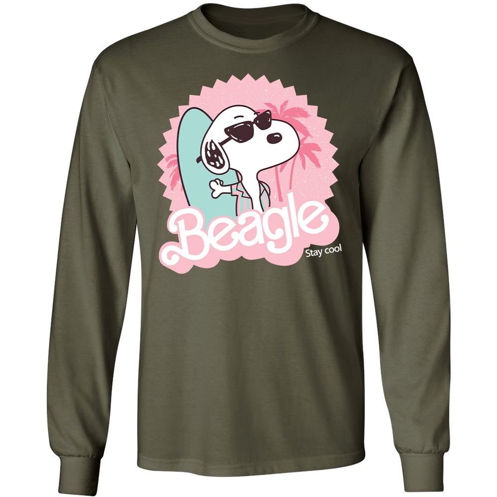 Long Sleeve T-Shirt - NVP5FF1Y - Military Green - 16