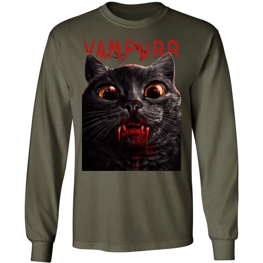 Long Sleeve T-Shirt - WAAS86FK - Military Green - 16