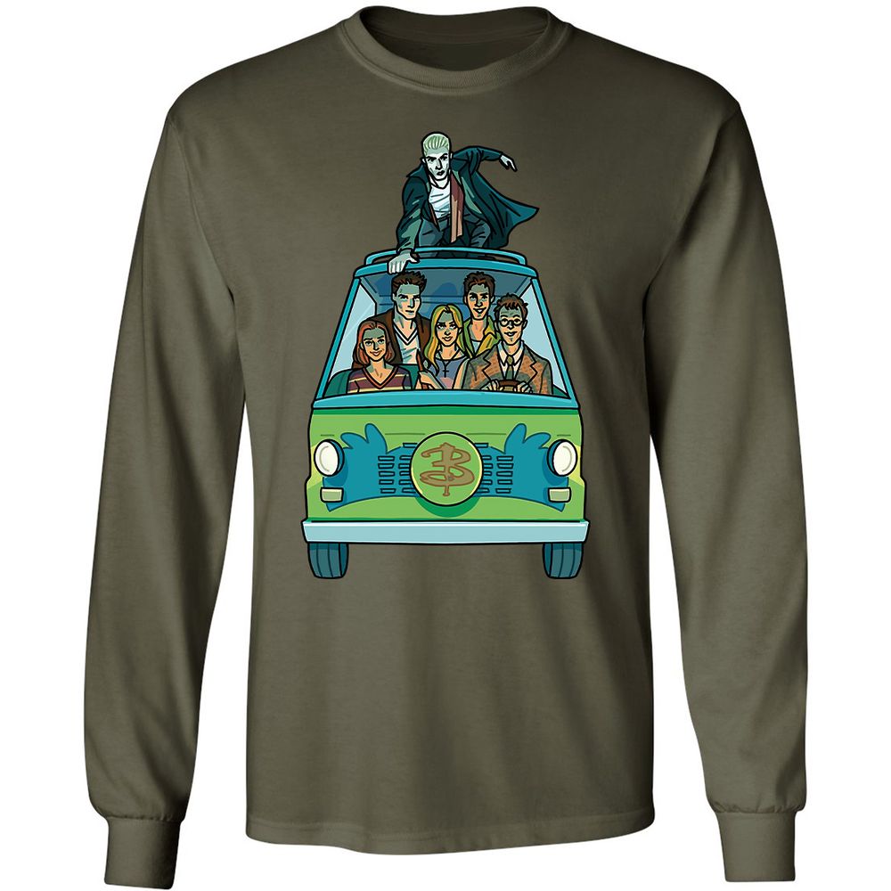 Long Sleeve T-Shirt - KW28FYAW - Military Green - 16