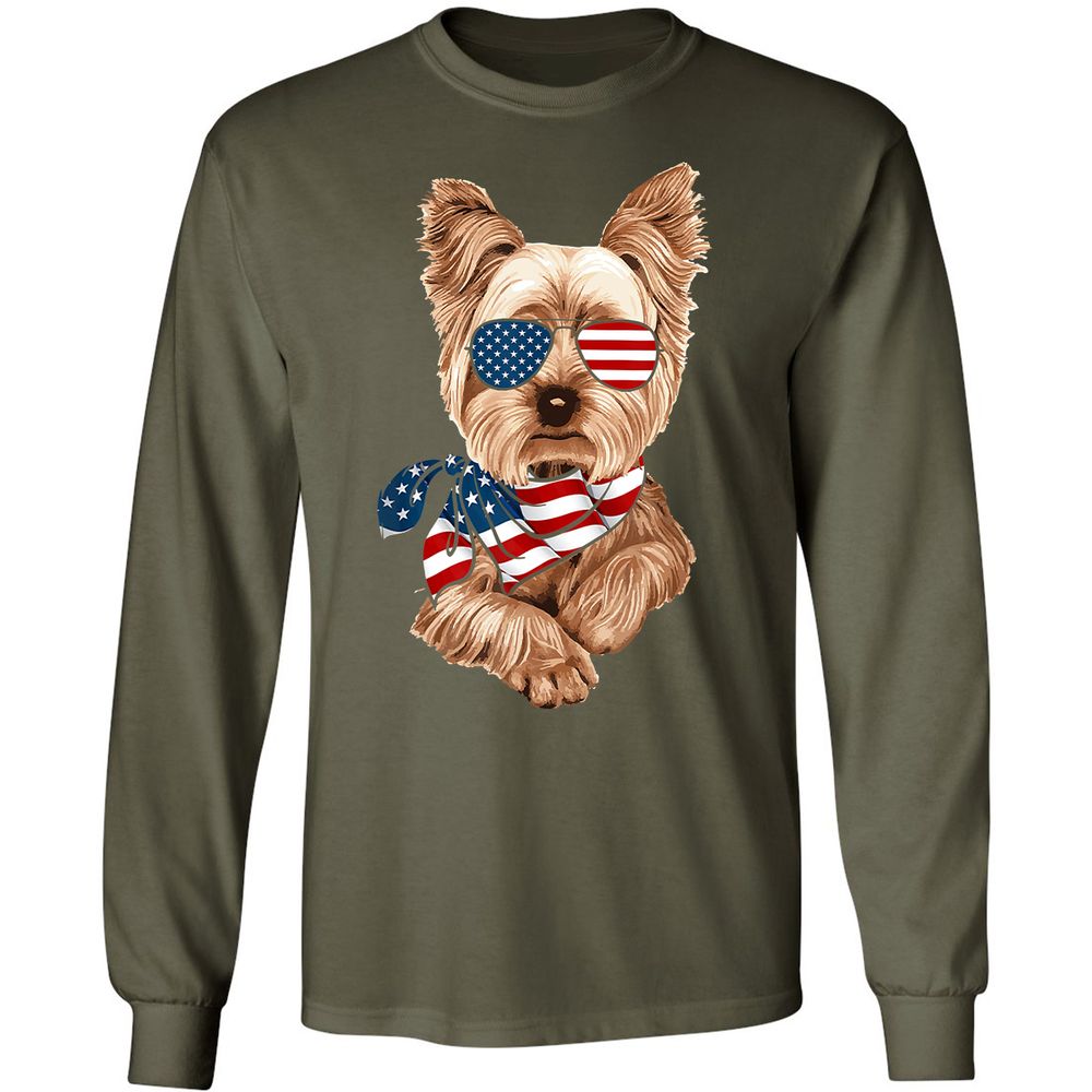 Long Sleeve T-Shirt - 5JKV4VP4 - Military Green - 16