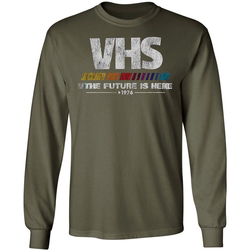Long Sleeve T-Shirt - U5XFDFTL - Military Green - 16