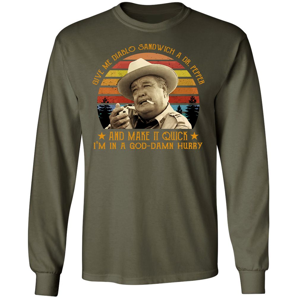 Long Sleeve T-Shirt - U8RZ1726 - Military Green - 16
