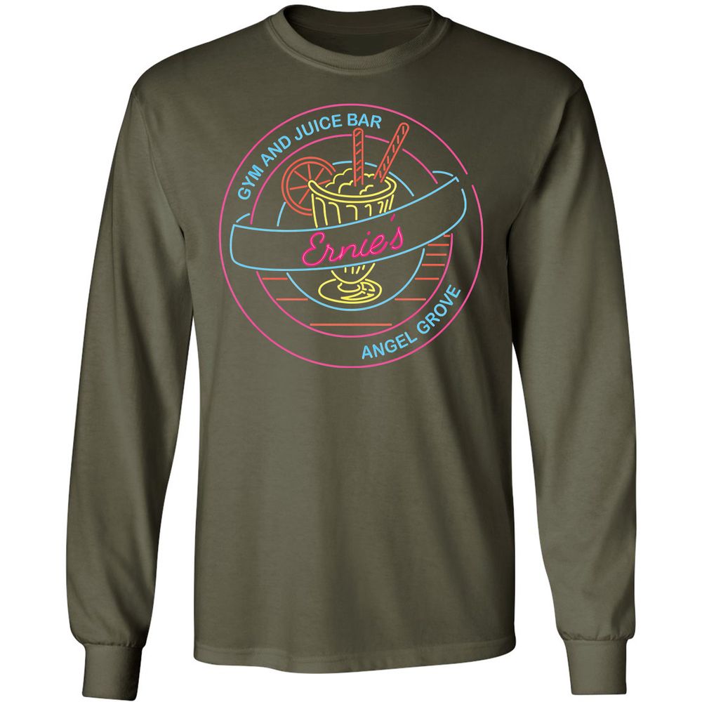 Long Sleeve T-Shirt - 2ZWK3TJE - Military Green - 16