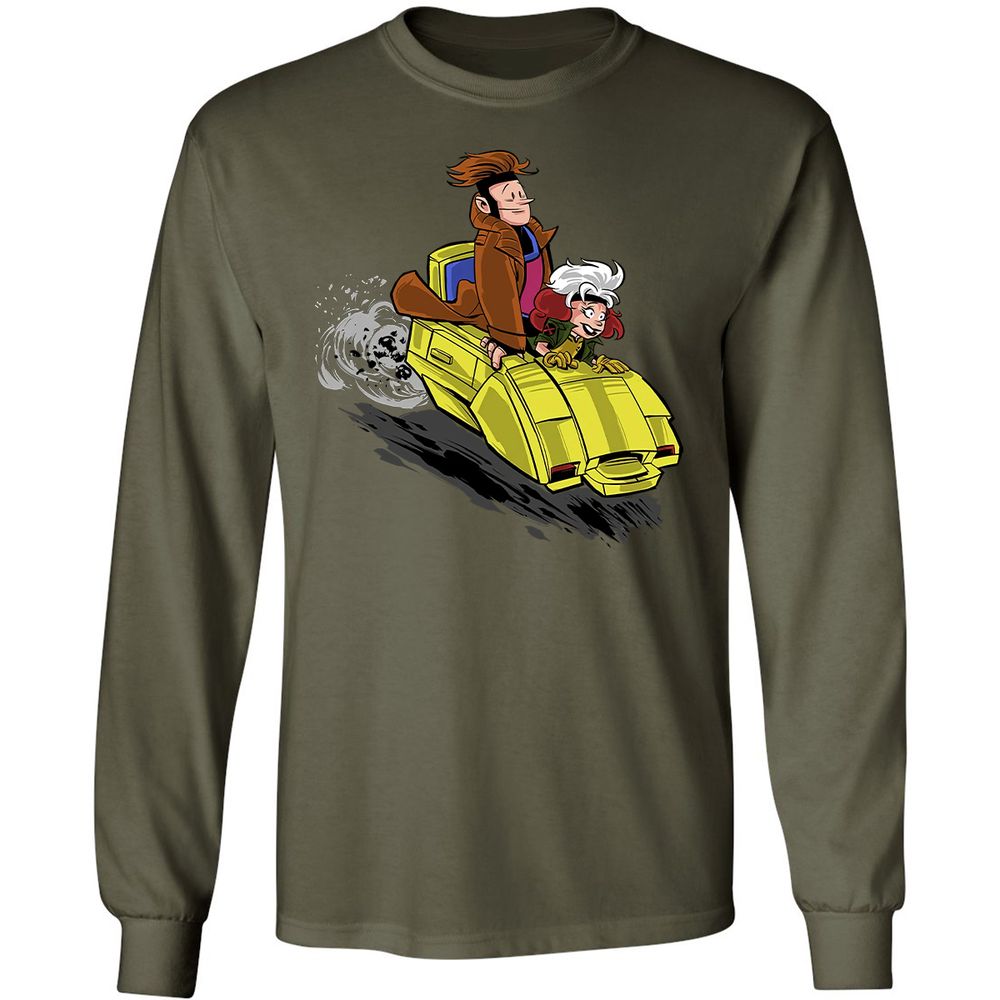 Long Sleeve T-Shirt - BYWG6W9C - Military Green - 16