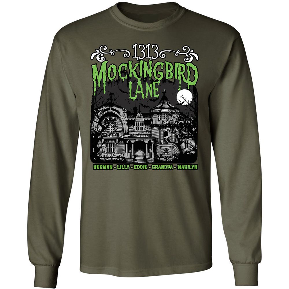 Long Sleeve T-Shirt - 3QE7TD2E - Military Green - 16