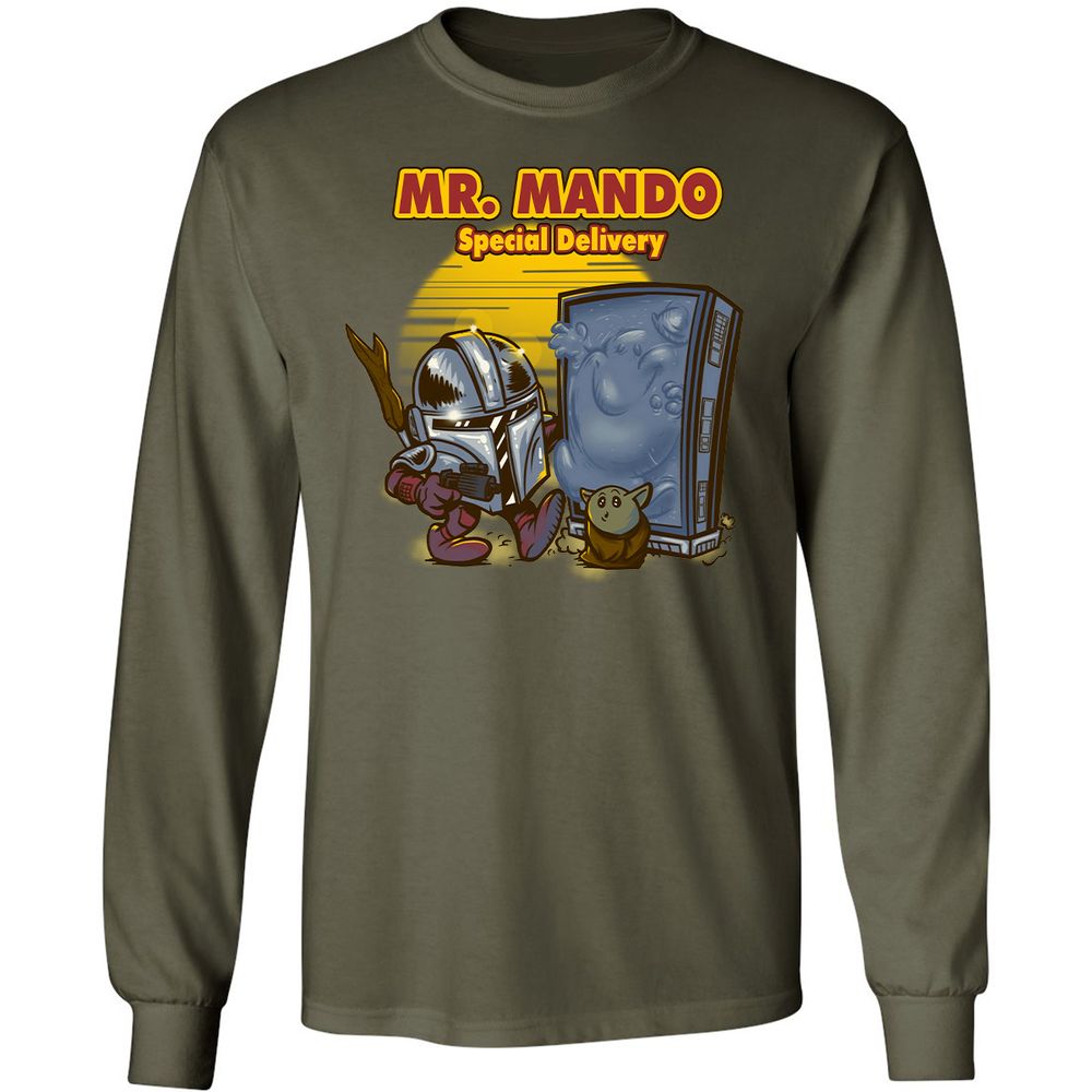 Long Sleeve T-Shirt - ZZYXTF61 - Military Green - 16