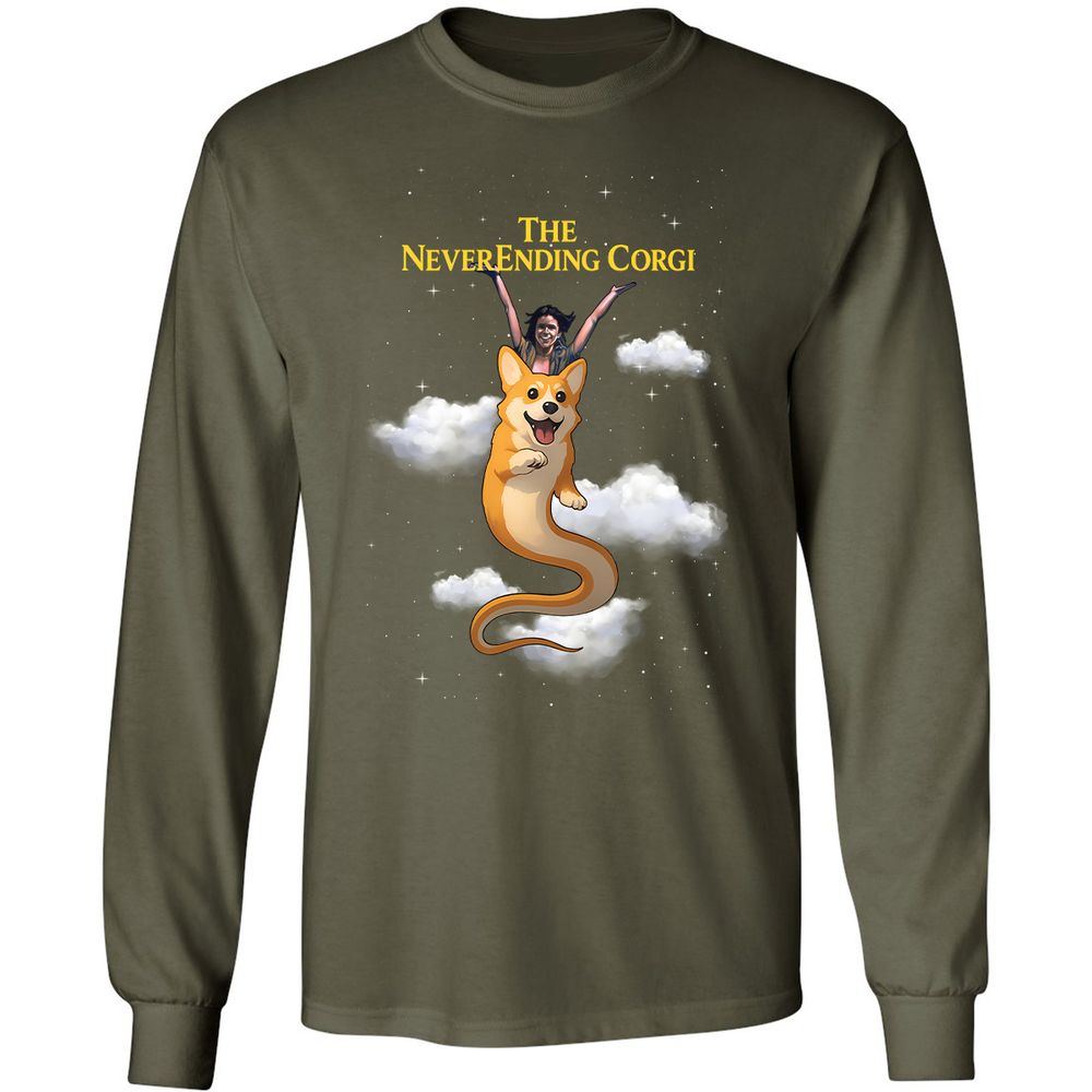 Long Sleeve T-Shirt - 81DGJ7HA - Military Green - 16