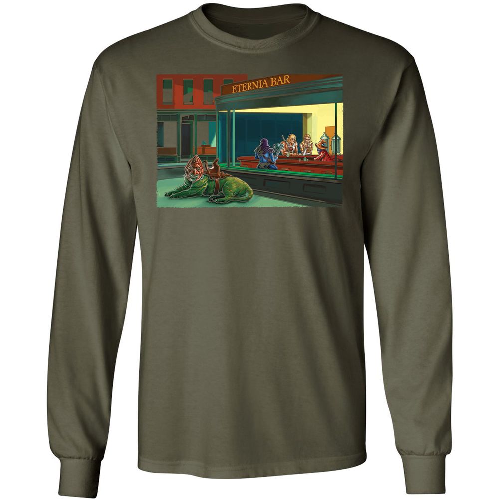 Long Sleeve T-Shirt - VPTVQN7L - Military Green - 16