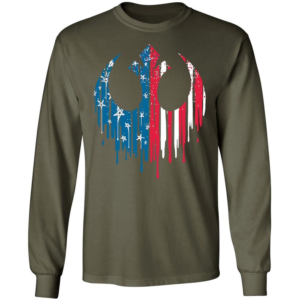 Long Sleeve T-Shirt - 5AWGL3DC - Military Green - 16