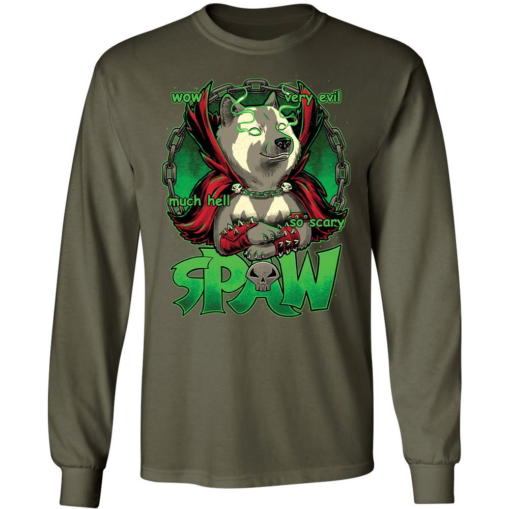 Long Sleeve T-Shirt - 9VFXE7JV - Military Green - 16