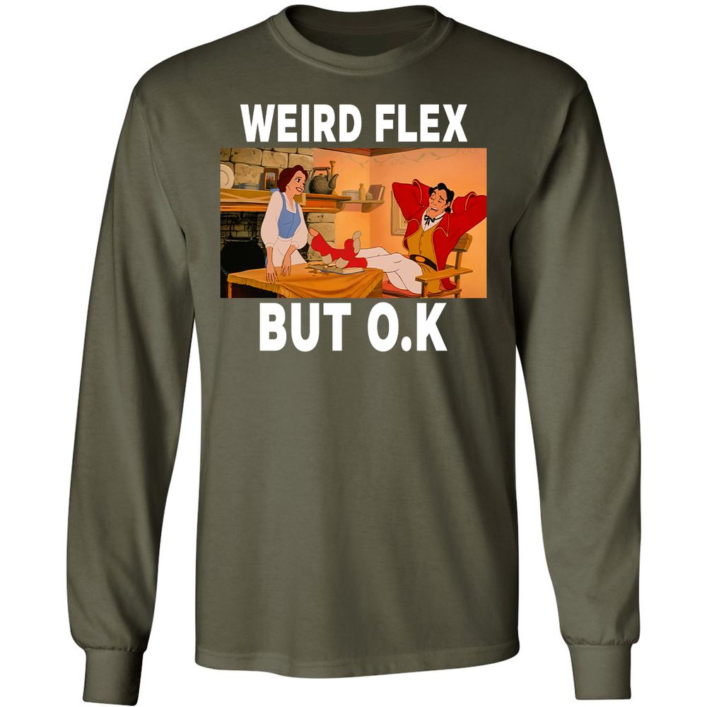 Long Sleeve T-Shirt - PN1BTE7B - Military Green - 16